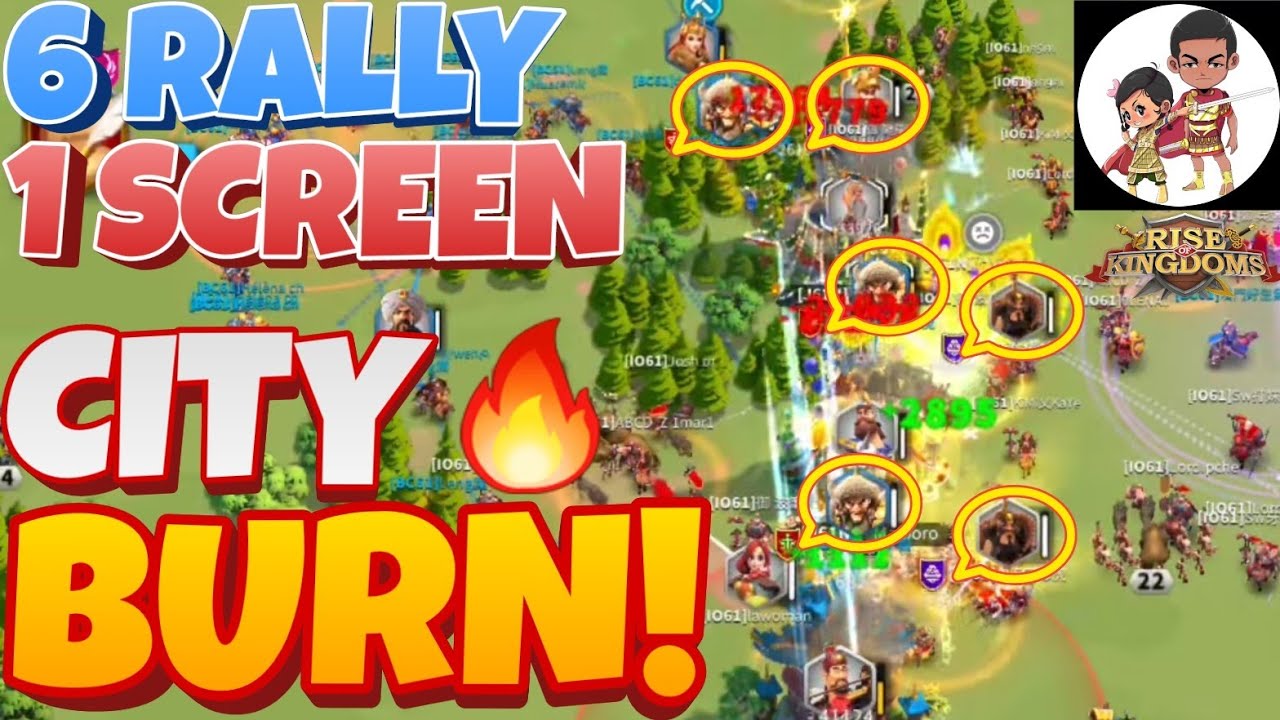 RoK Civil War City Rally : 6x Double Rally & City Zero