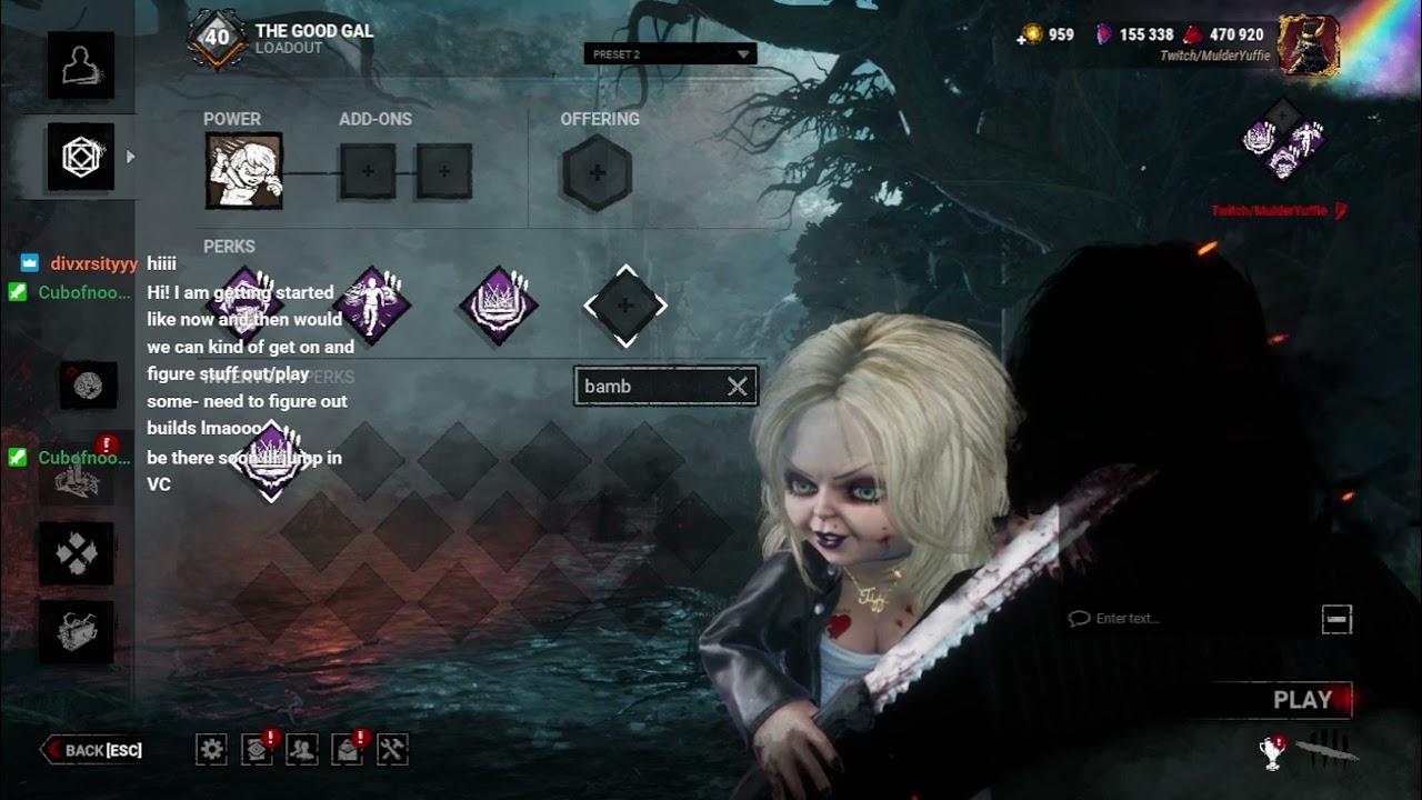DBD: Games, Practice, Tourney today! Nov 22nd, 2025