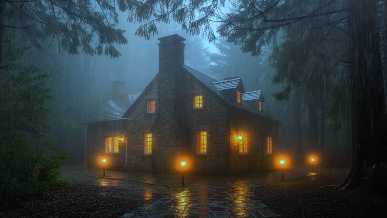 Realistic Rain and Thunder Sounds in the Forest - Fall Asleep Instantly & Stay Sound