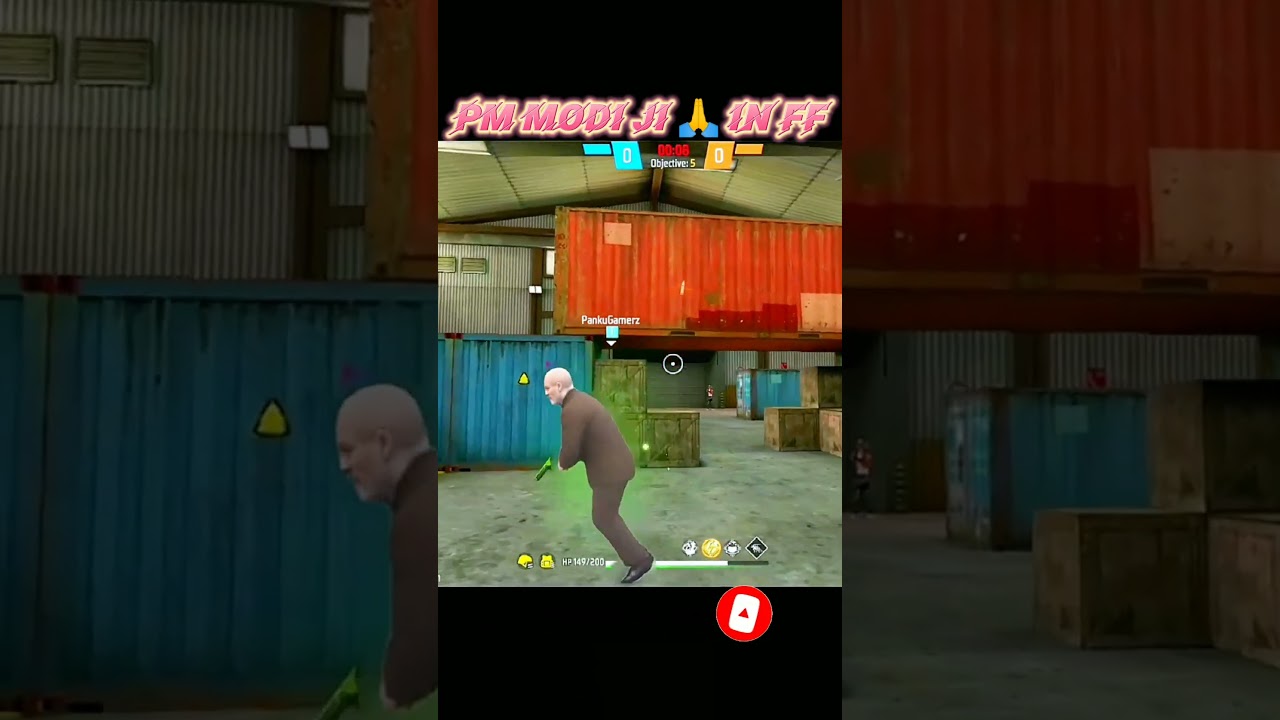 Our PM Modi Ji 🙏 Play Free Fire Wow Op Head shot 😧 @Panku548 #pmmodi #play #freefireshorts #wow