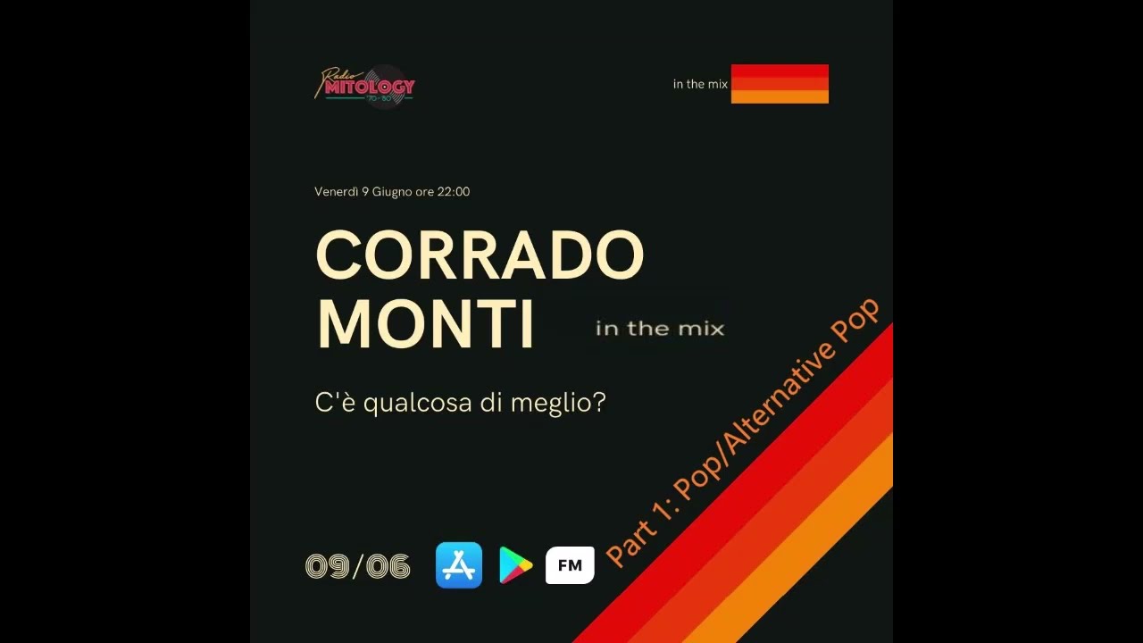 Mitology in the mix (56) Part 1: Pop-alternative Pop, 09/06/23 RADIO MITOLOGY 70/80 by corrado monti