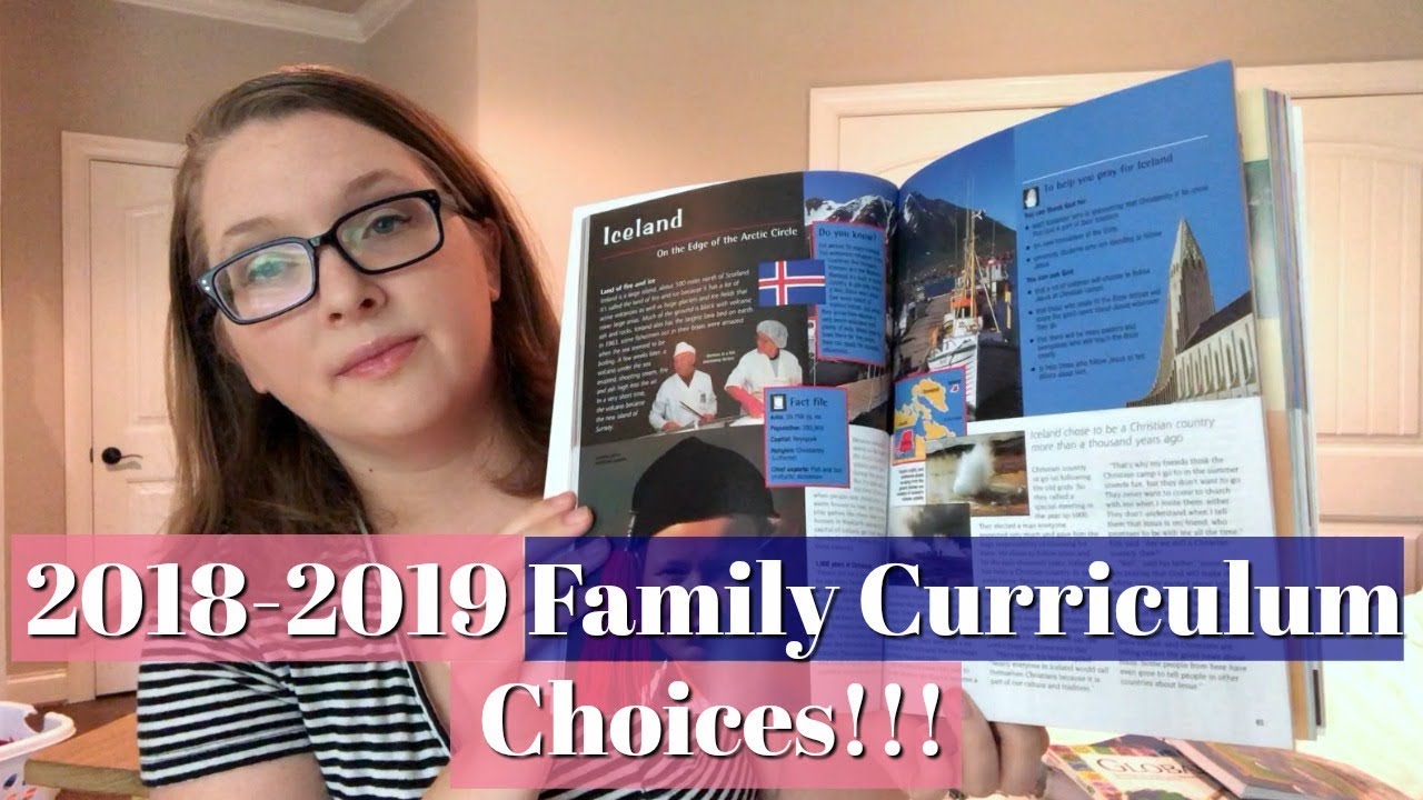 2018 2019 FAMILY CURRICULUM CHOICES - MFW ECC, BFB + MORE!