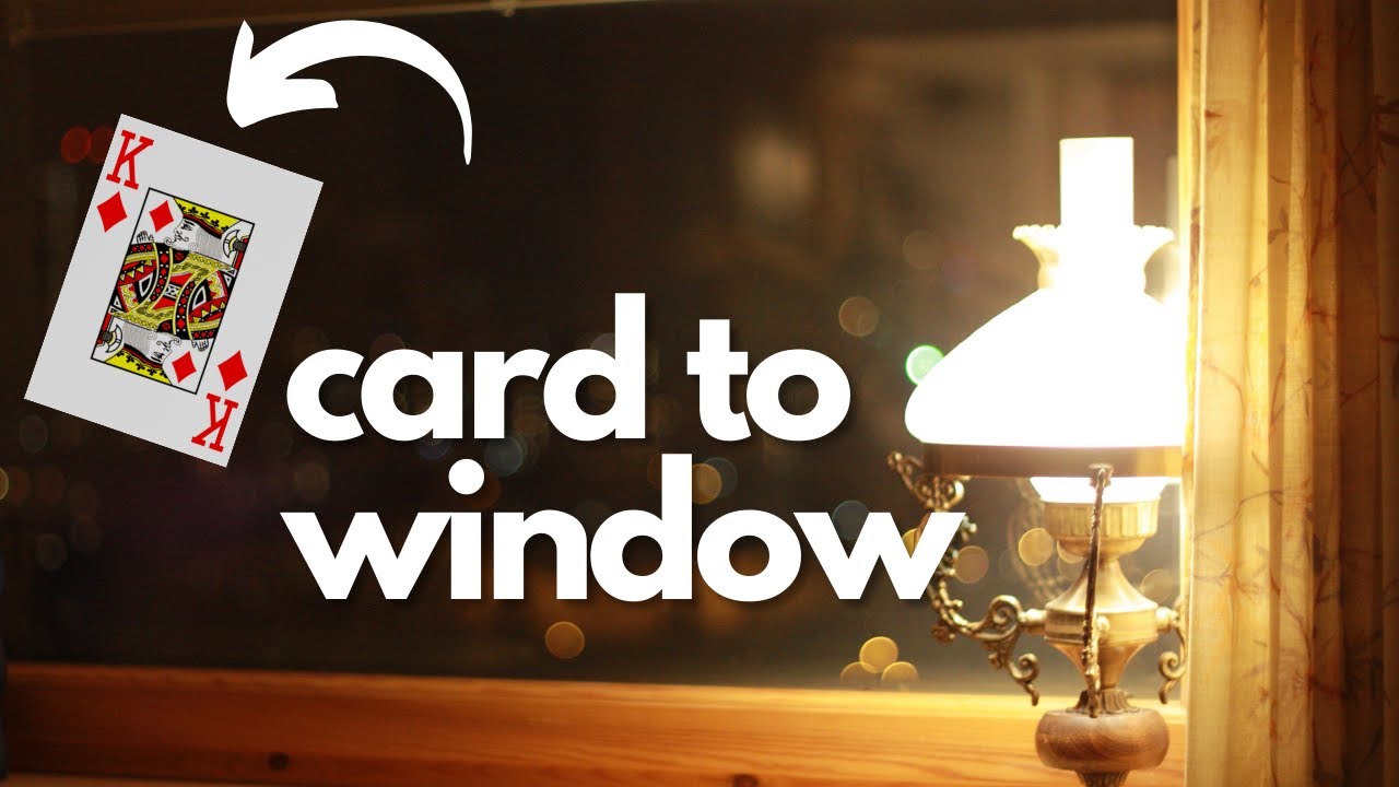 Карта в окно — простой карточный фокус #cardtrickmagic #easycardtricks #easymagictricks
