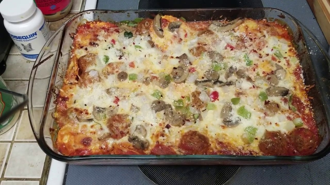 Baked Cheese Ravioli's with Meatballs Casserole