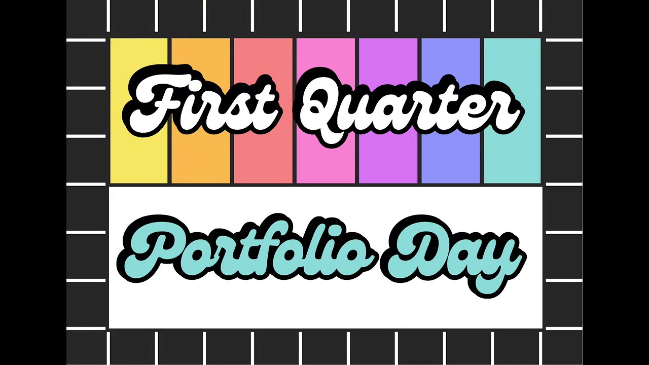 First Quarter Portfolio Day Cover