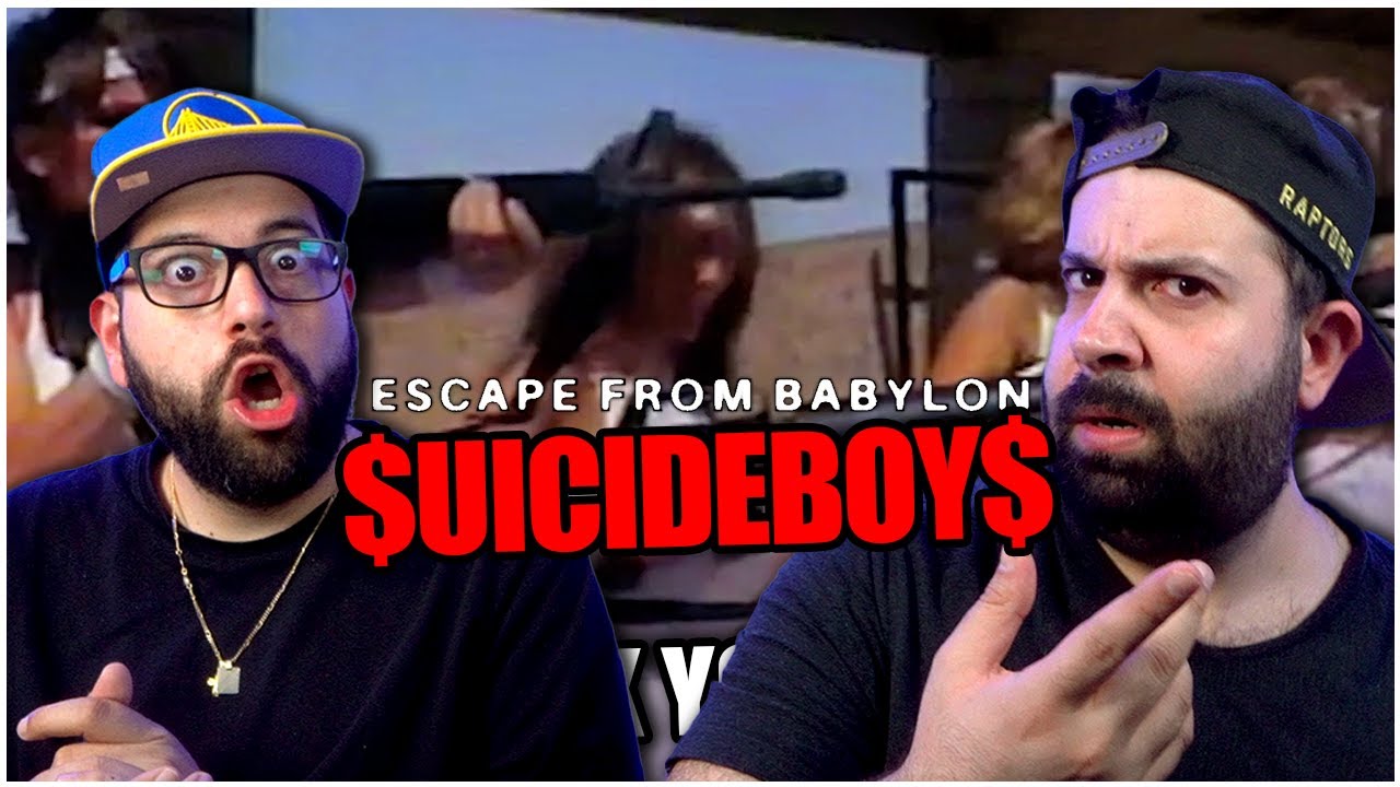 THE BROS REACT to $UICIDEBOY$ - Escape from BABYLON (REACTION!)