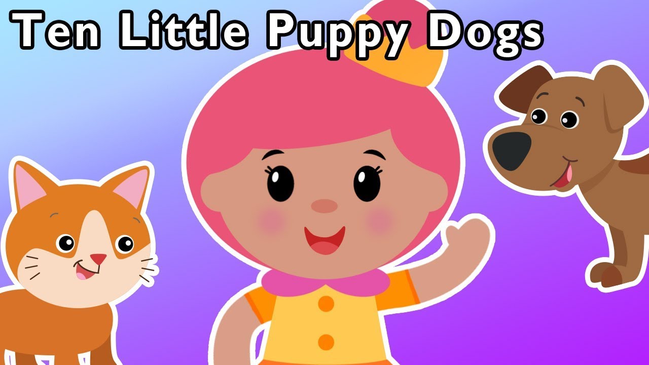 Ten Little Puppy Dogs and More | Mother Goose Club Nursery Rhymes