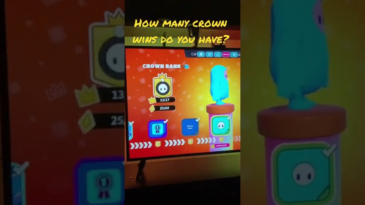 How many crown wins do you have#short #fallguys #crown #cool