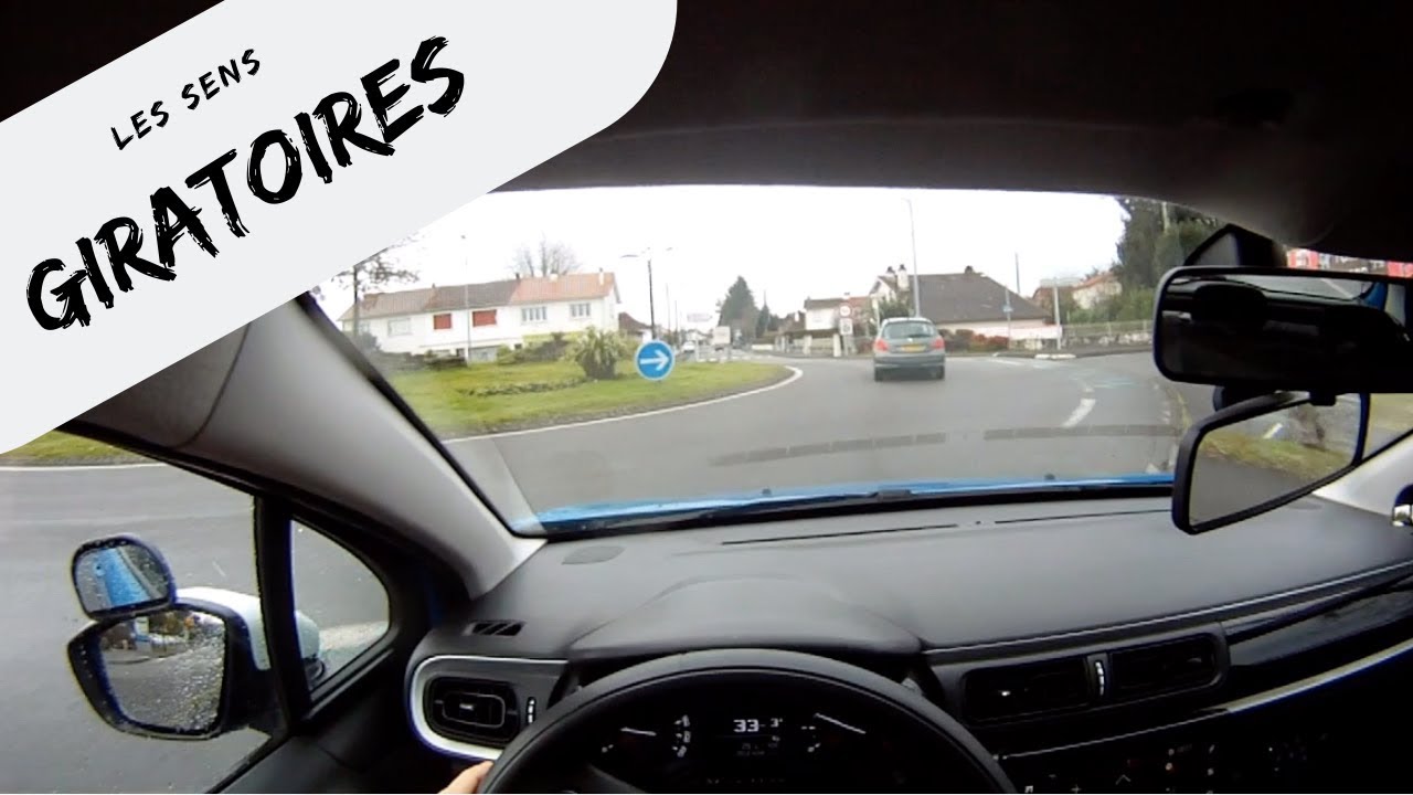 ROND POINT : Comment FRANCHIR un sens GIRATOIRE