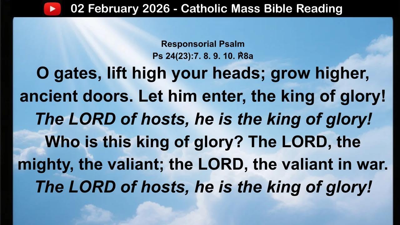 02 February 2026 Catholic Mass  Bible Reading