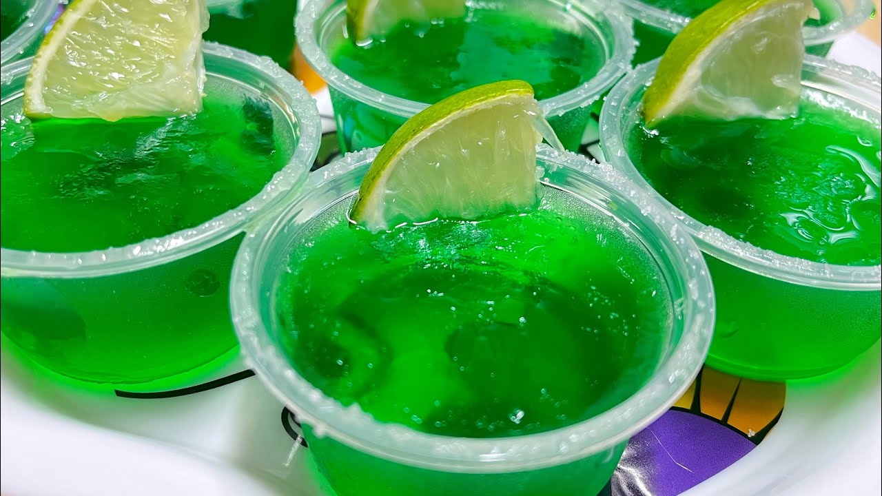 JELLO SHOTS CON TEQUILA.