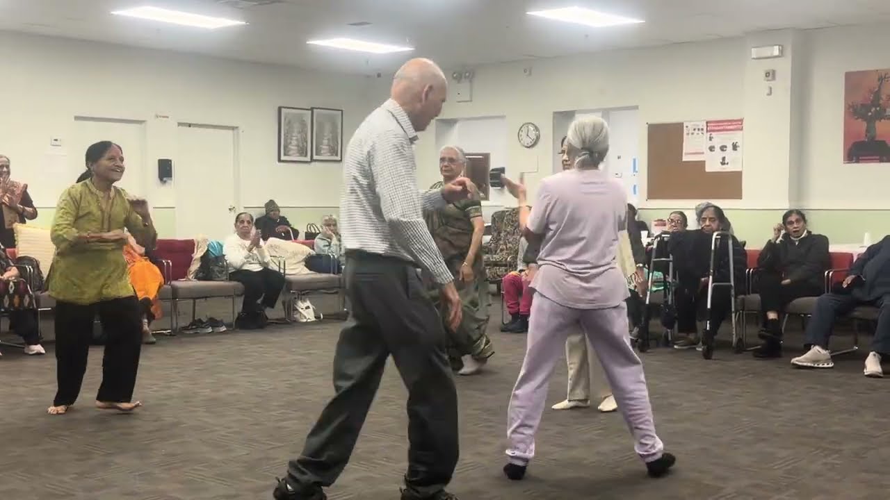 #The  Holi festival,tim celebration  in America  Senior care,enjoying