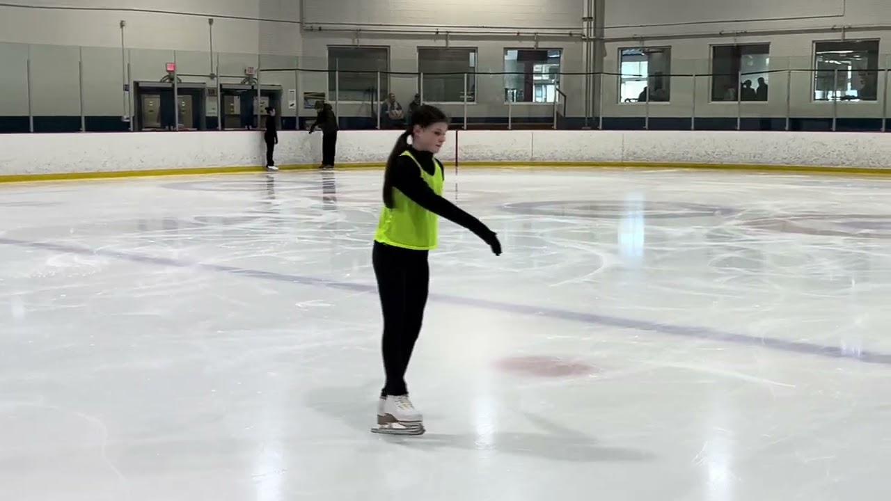 Stella Morgan pre preliminary skating skills