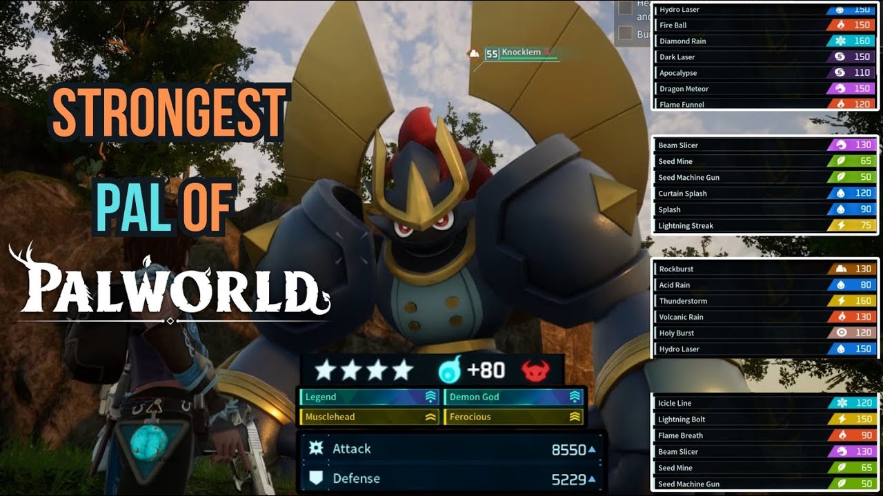 Palworld: Knocklem Is Actually The Strongest Pal In Palworld!