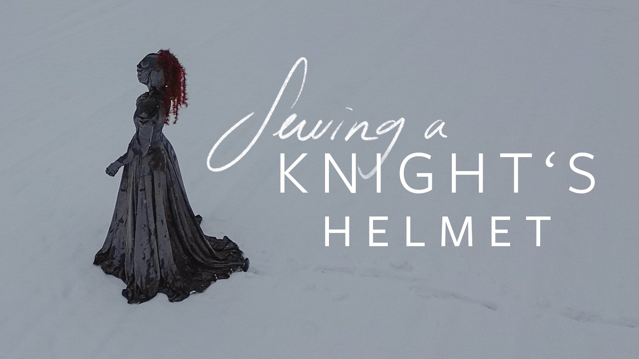 I Sewed a Knight's Helmet... ⚔️ finishing a whole Set Of Armor (no Metal, JUST Fabric)