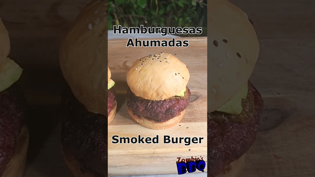 Hamburguesa Ahumada #burger #bbq #barbecue #shorts #panama #hamburguesa #smoke #parrilla #grill