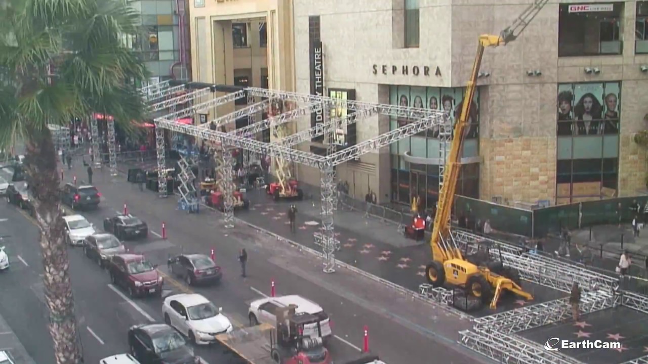 2018 Oscars Red Carpet Construction Time-Lapse