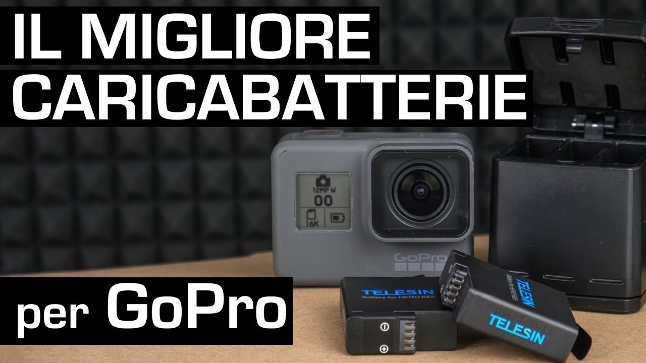 IL MIGLIORE CARICABATTERIE per GoPro | Batterie & Caricatore TELESIN Recensione ITA