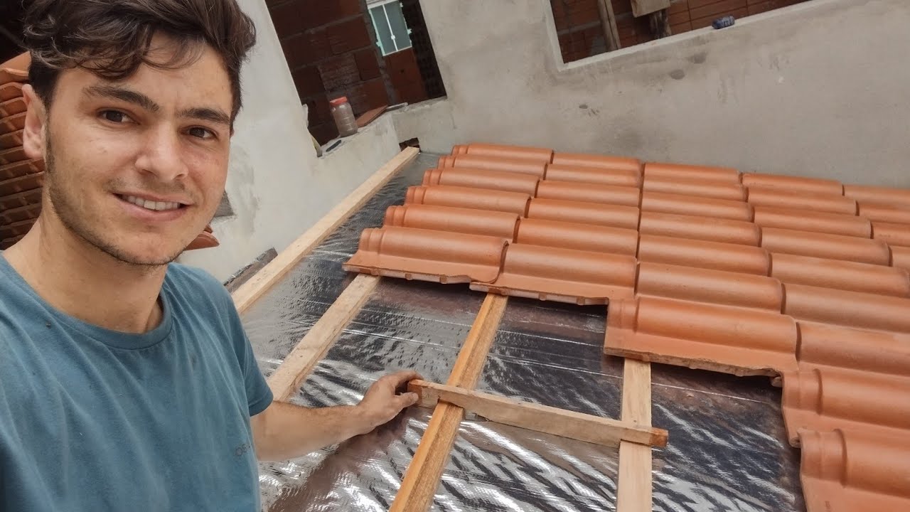 Como fazer galga para telhas.