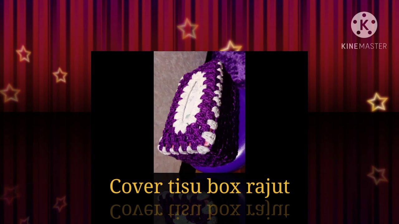 crochet  tissue box cover