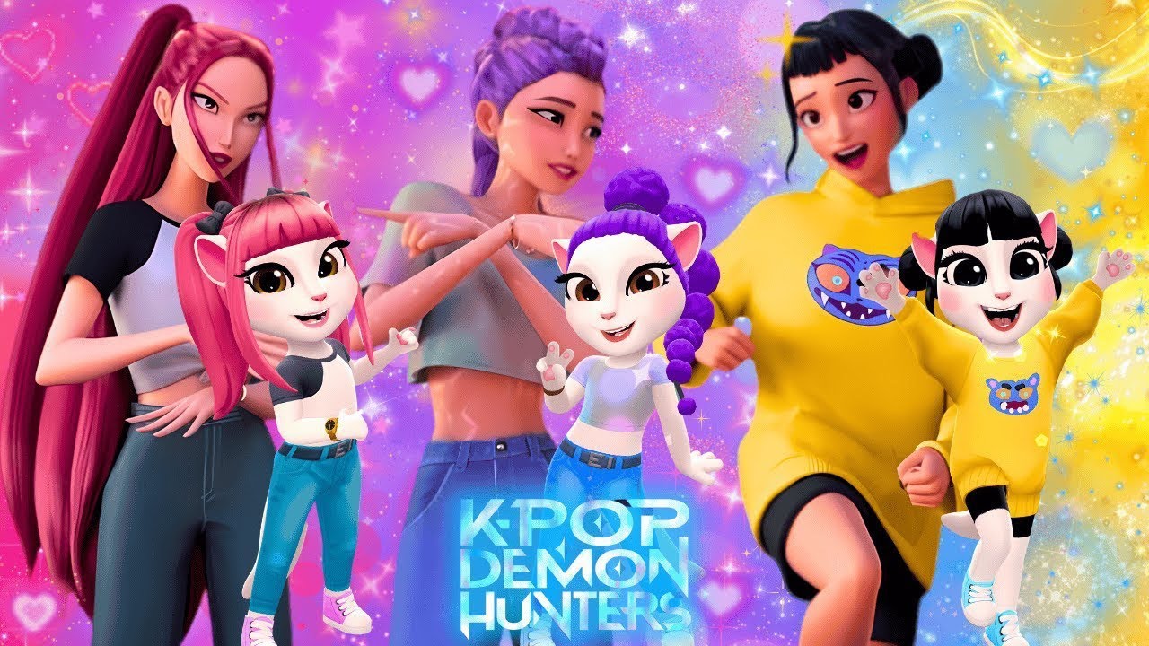 🌈HUNTRIX ➕ ANGELA 2 K POP DEMON HUNTERS ✨Cosplay Makeover