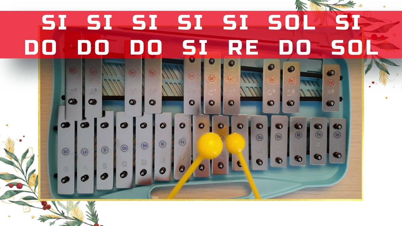 JINGLE BELLS - Tutorial Glockenspiel - Prof. Montironi