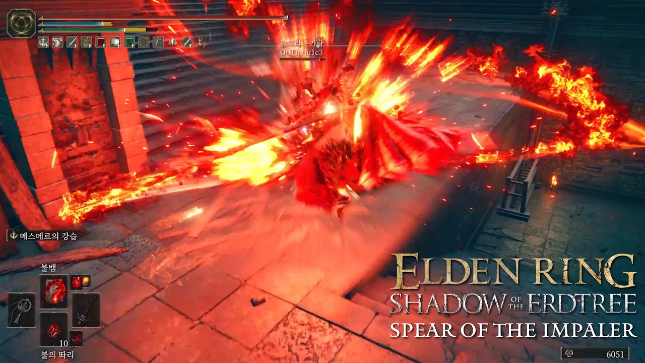 Spear of the Impaler & Messmer Fire Incantation build PVP // Elden Ring Shadow of the Erdtree
