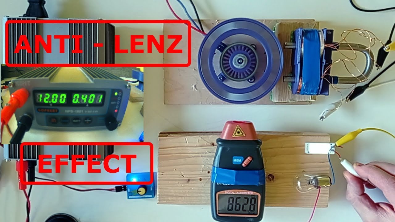 Generatorius - kuris nestabdo. Anti lenz effect, brushless Kromrey Generator / Генератор Кромри