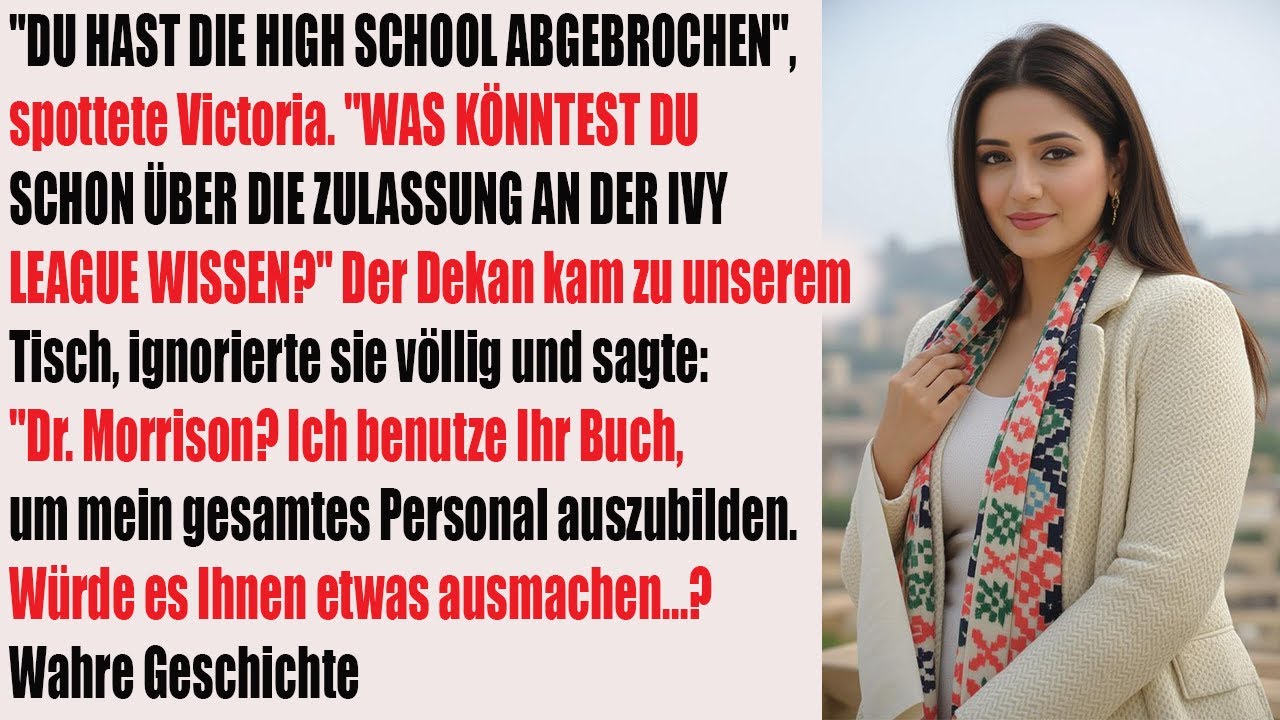 Meine Schwägerin nannte mich „ungebildet“ beim Abendessen – dann bat der Dekan MICH um ein Autogramm
