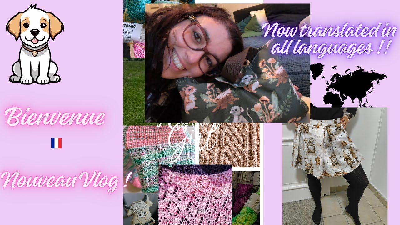 Vlog #16 : Merci pur ces 1 an 🤩😍 - Couture, tricot et... C'EST PAS GRAVE
