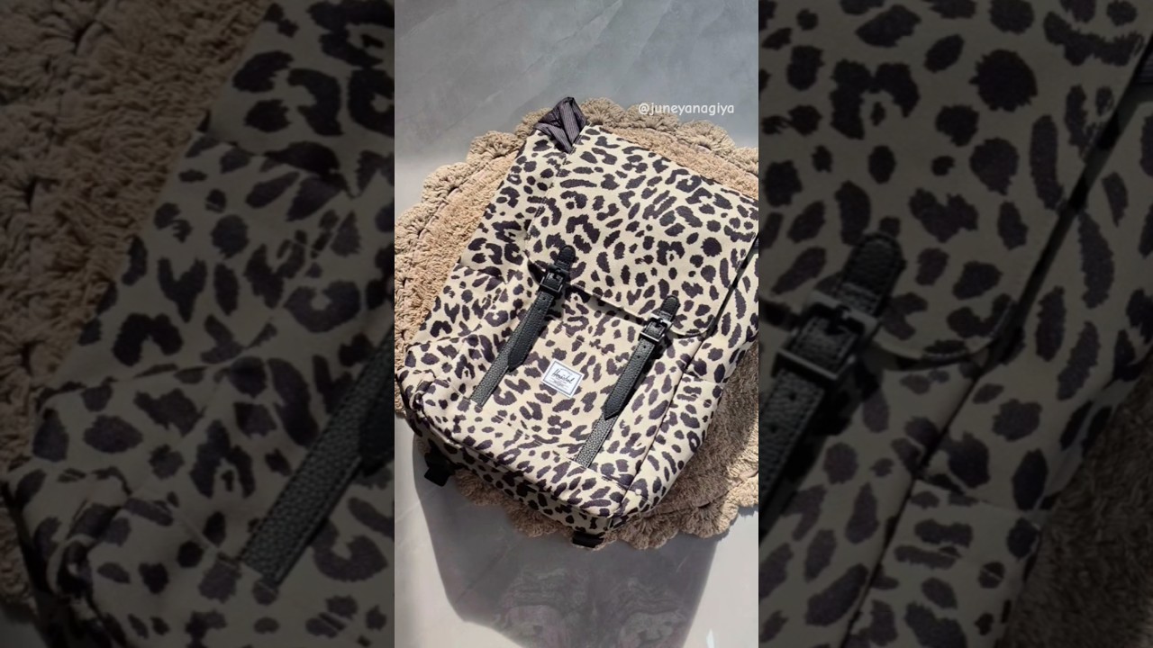 Herschel Retreat Small Backpack Leopard Waves 17L #herschel #bag #backpack #leopard #travel
