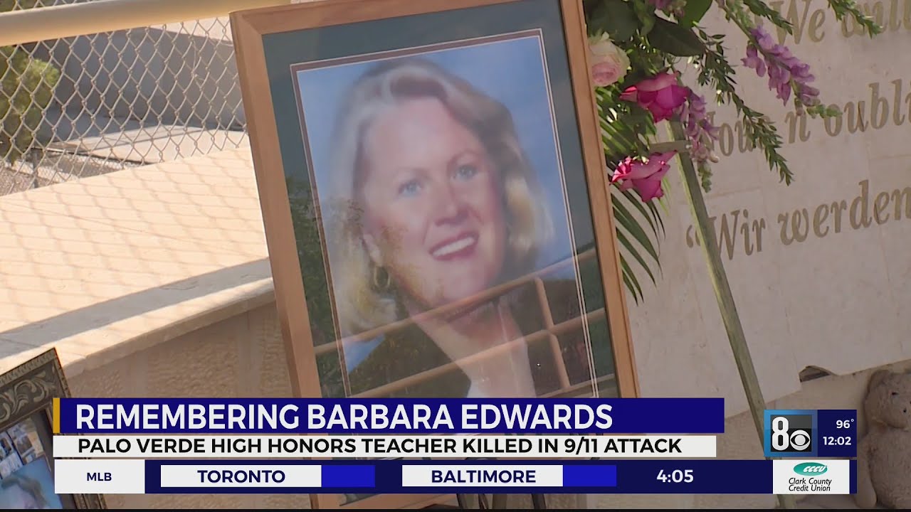 PAYING TRIBUTE: Palo Verde High School honors Barbara Edwards, teacher killed in 9/11 attack