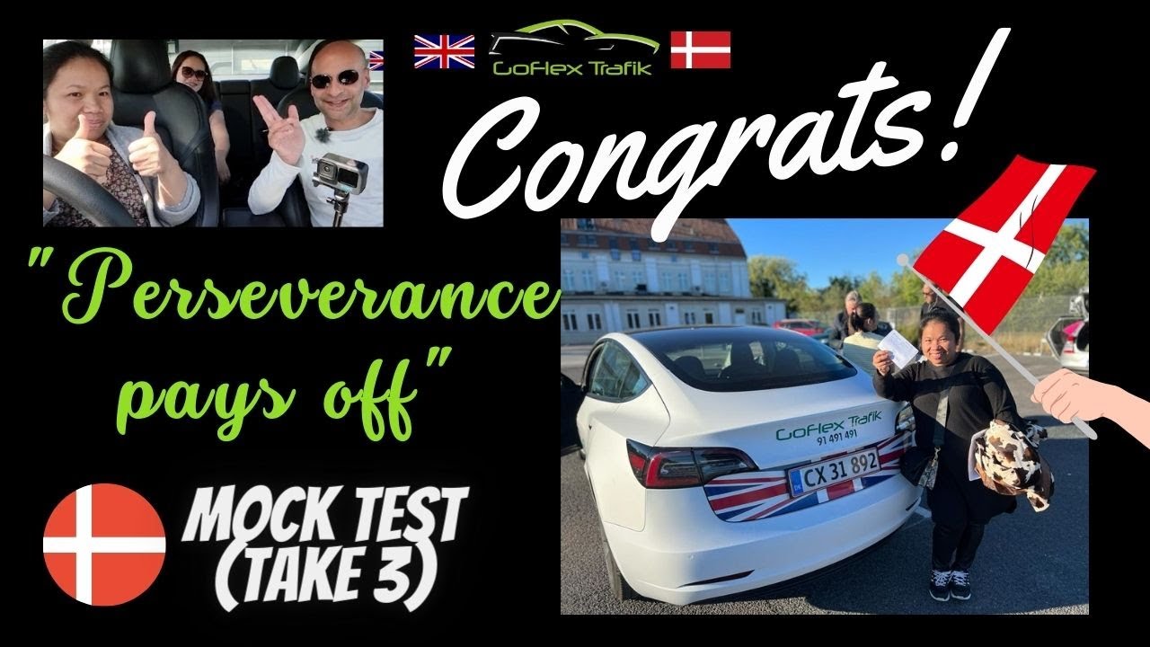 Ep. 18 - Kastrup Test Route - Mock Driving Test / Evaluerende praktiskprøve / Køreprøve