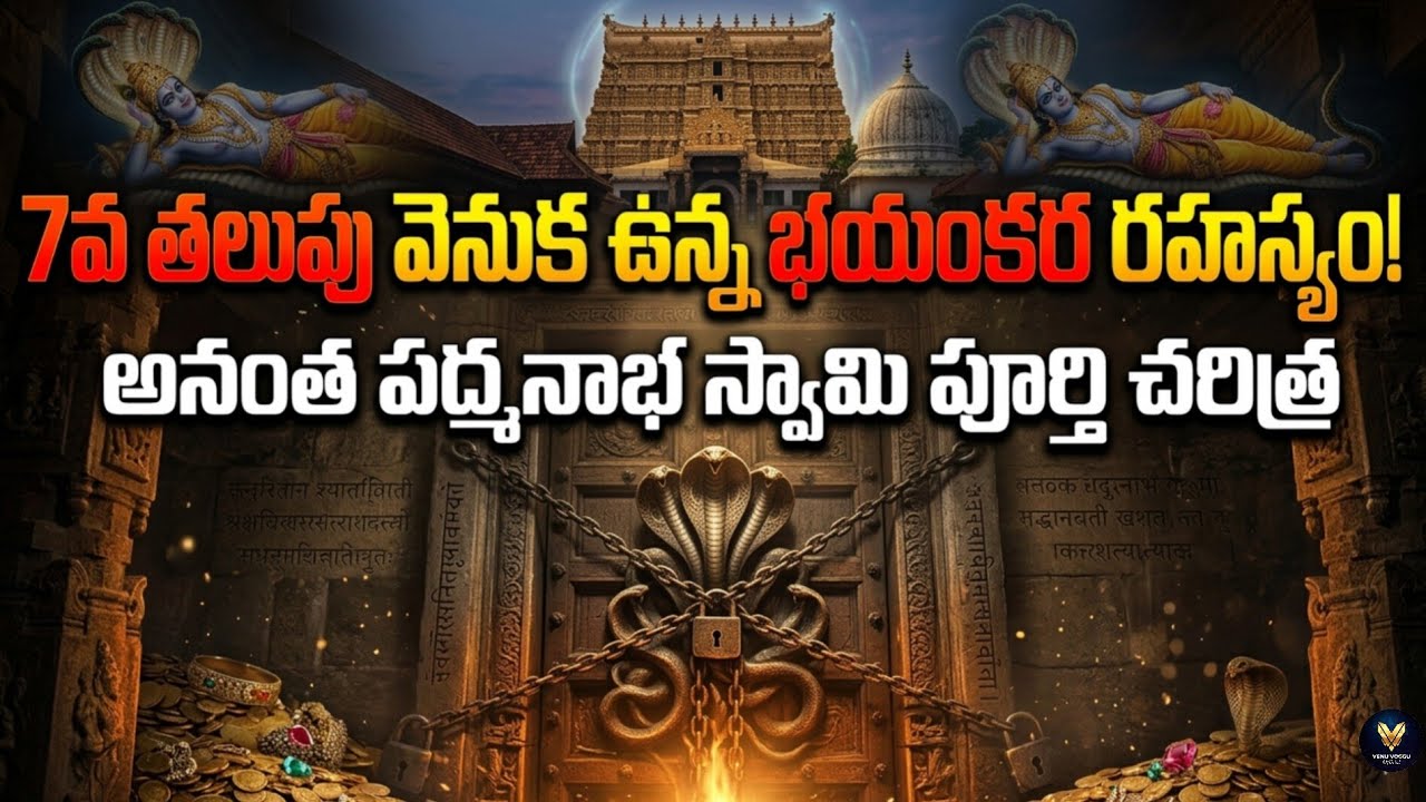 అనంత పద్మనాభ స్వామి ఆలయం రహస్యం 😱 | Secret Vault B Mystery 🤯| నాగబంధం వెనుక నిజం #venuvogguofficial