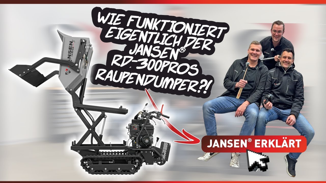 Wir erklären dir den Jansen RD-300proS Raupendumper... 🦾🚨