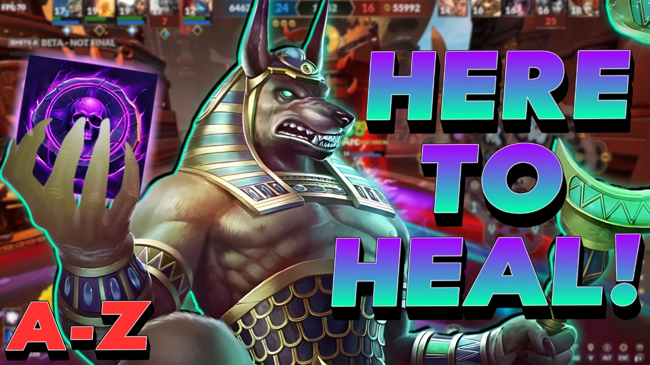 Full Lifesteal Anubis Support! | Support A-Z