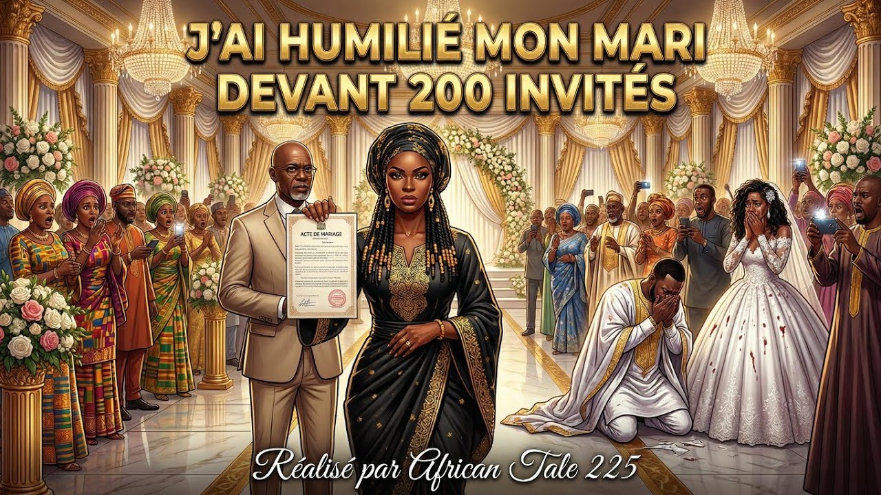 J'ai détruit le mariage secret de mon mari devant 200 invités choqués #histoireafricaine 