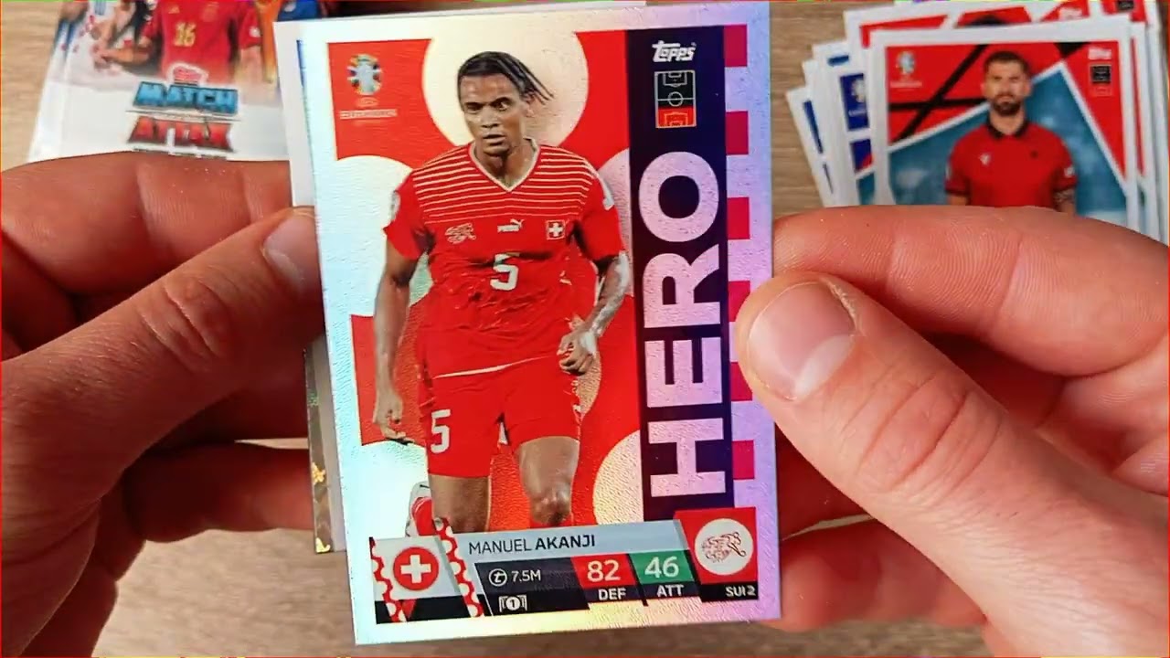 EURO 2024 TOPPS MATCH ATTAX! 12 Balíčkov Futbalové kartičky! Euro Match Attack! Unboxing!