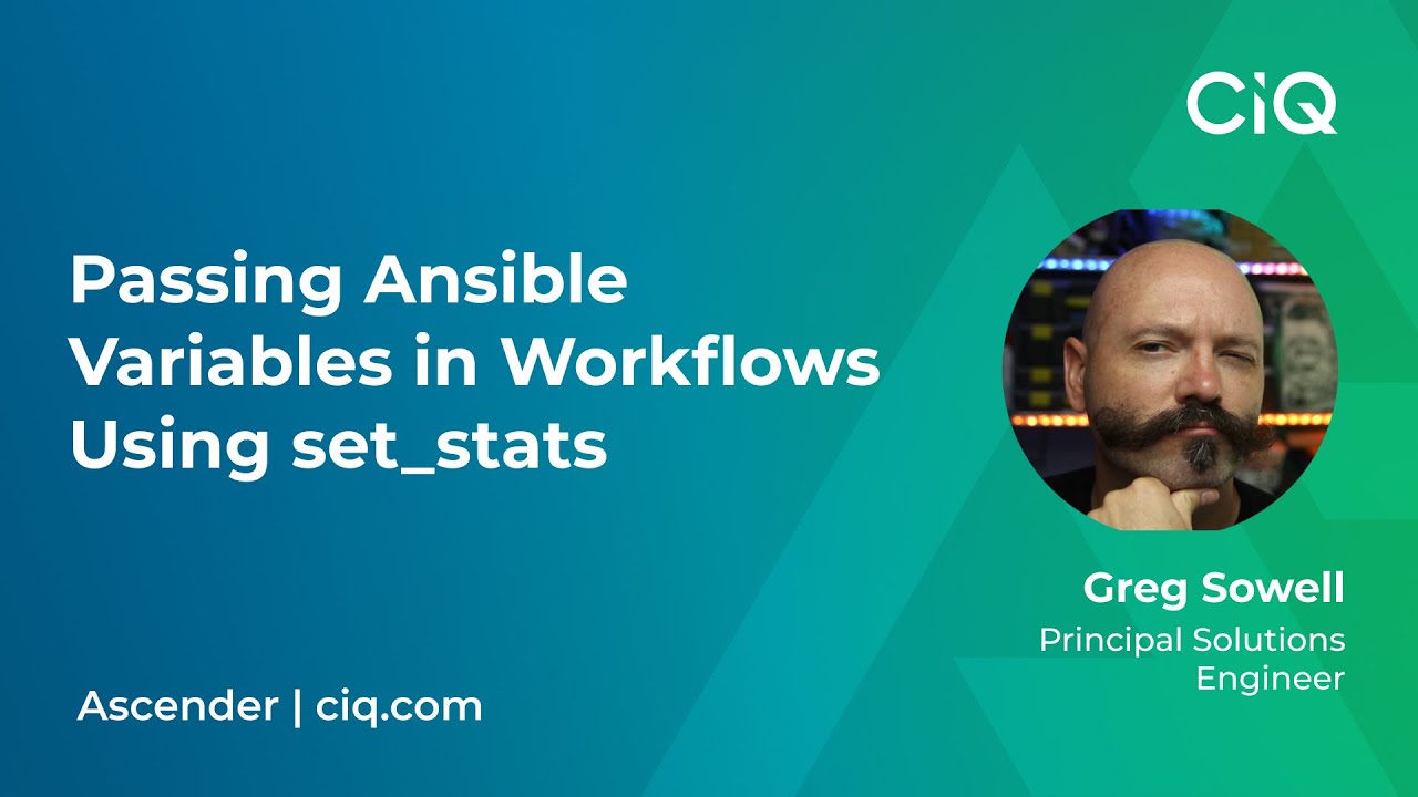 Passing Ansible Variables in Workflows Using set_stats