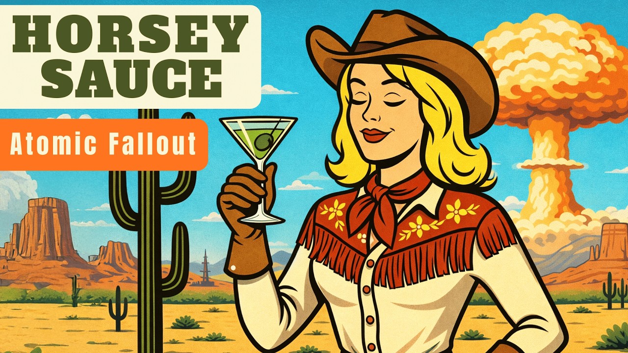 ☢️ Atomic Fallout: 1950s Desert Spy Lounge Mix | Horsey Sauce II | Artemis Launch Vibes 🚀