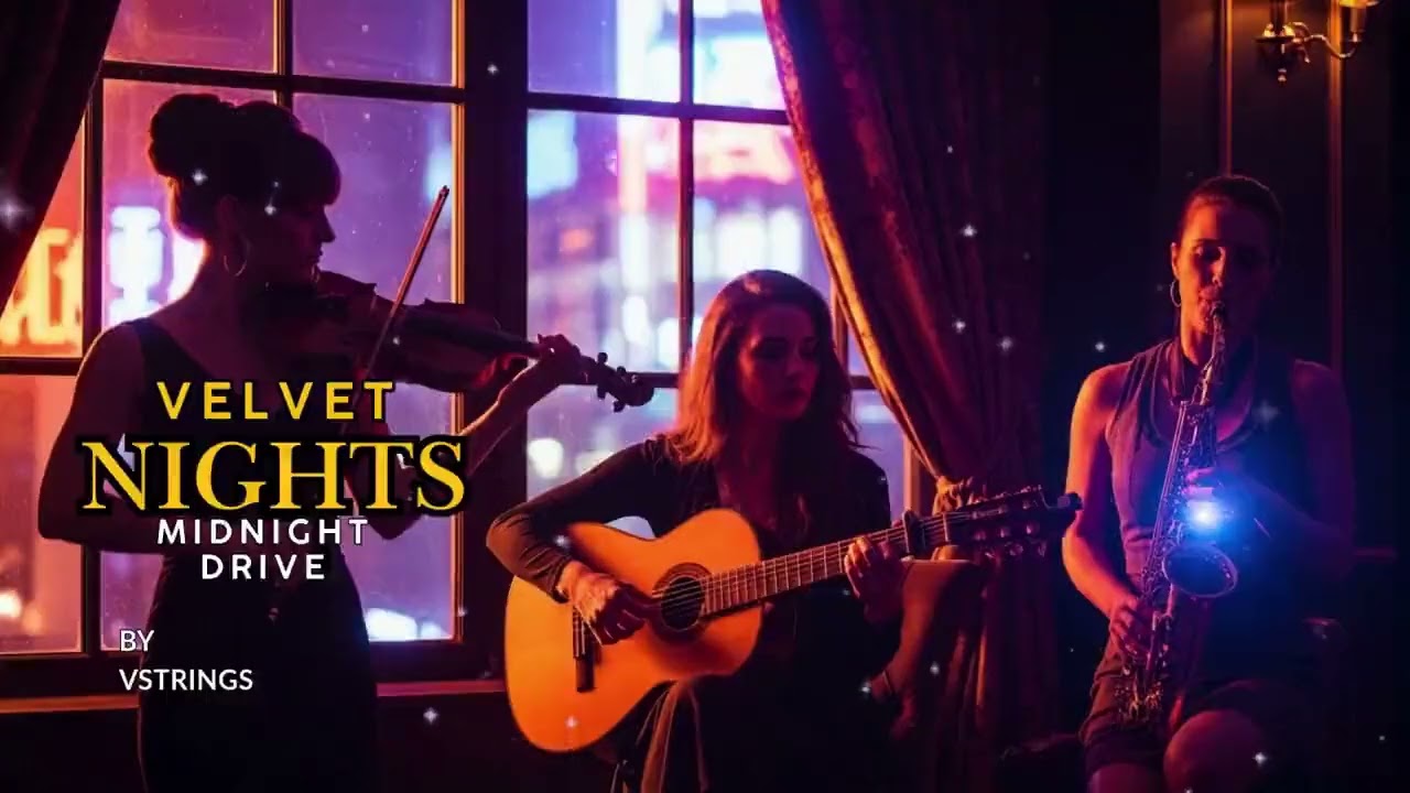 Flamenco Violin Sax Vibes – Midnight Drive Chillout | Velvet Compass Sound