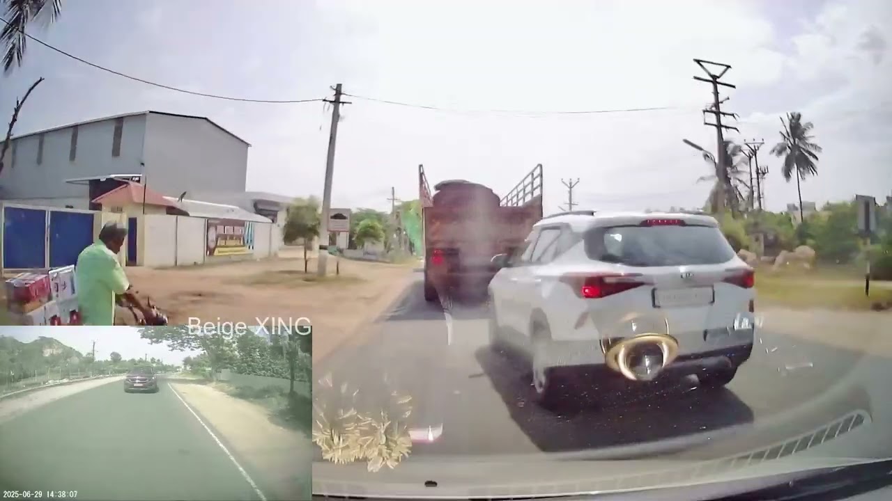 Car DashCam View - Trip from நாமக்கல் - ஈரோடு - DrivingVlog - Part-3 