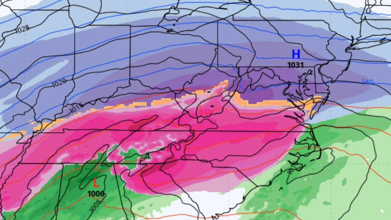 ⚠️ Major multi-state high impact winter storm becoming likely this weekend.