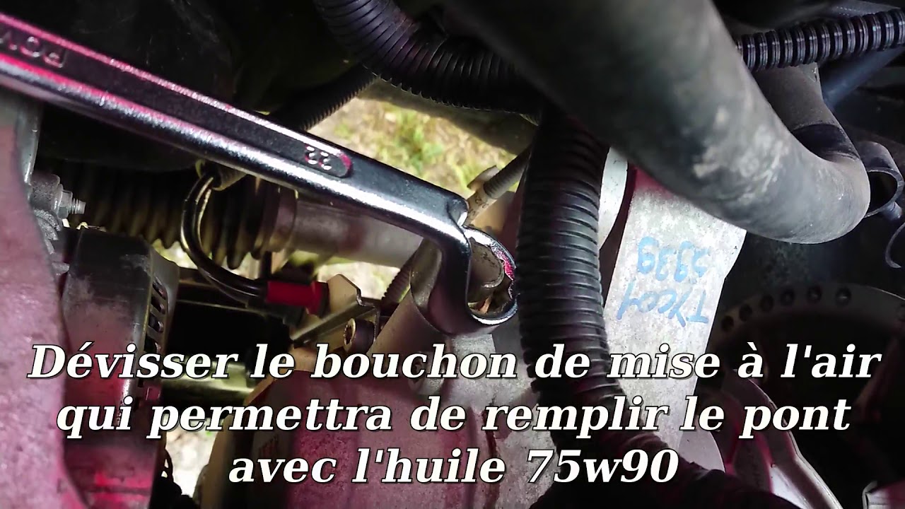 Vidange pont inverseur Microcar MGO