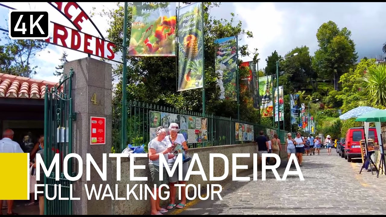 Madeira Portugal | Walk around Beautiful Monte, Funchal with captions