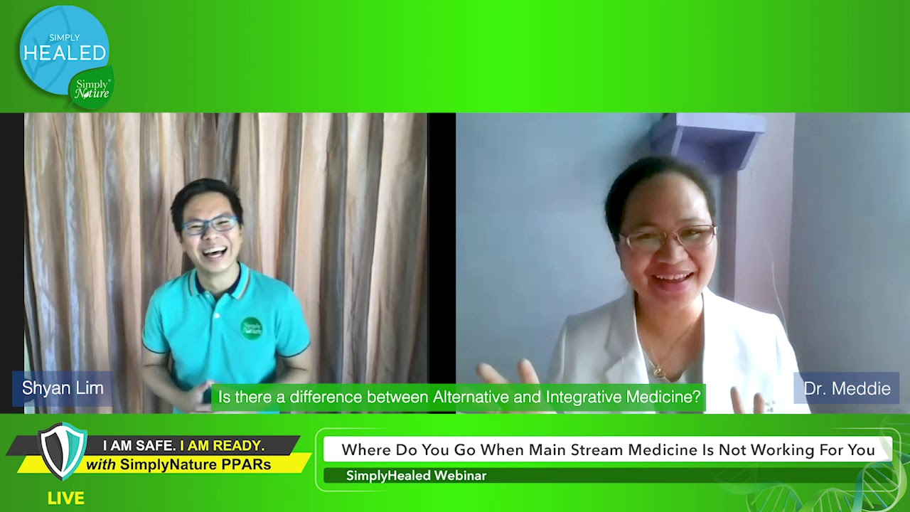 Alternative Medicine by Dr Meddie, SimplyHealed Webinar #MDTalking #SimplyNature