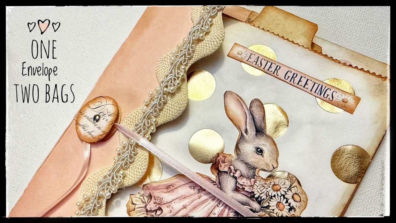 Journal Making - Using One Envelope and Two Bags - Tutorial