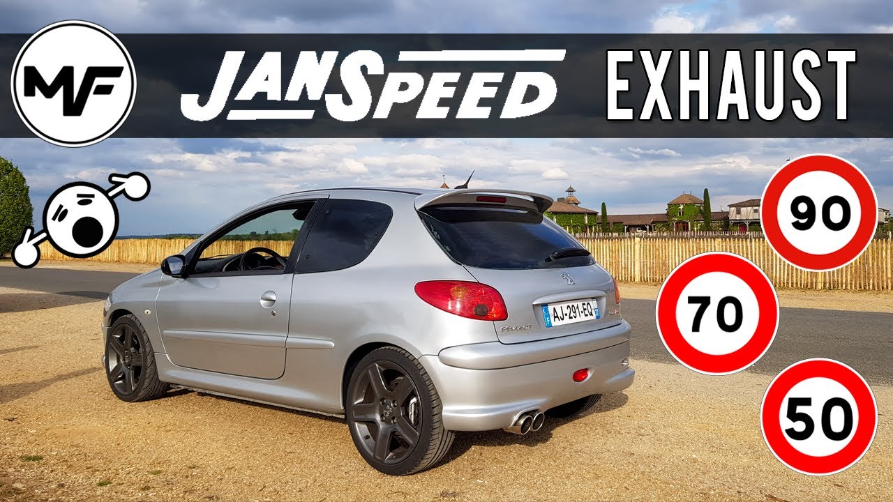 206 RC JANSPEED EXHAUST
