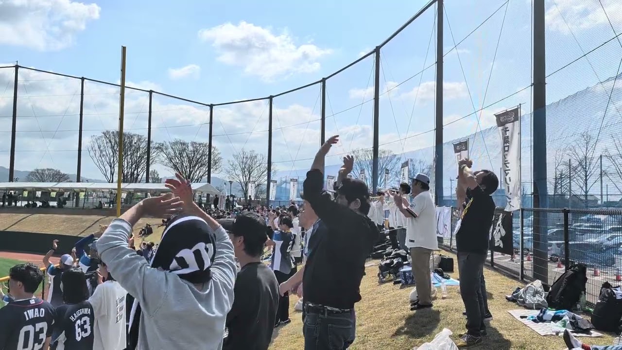 [プロ野球]ライオンズ石井一成選手に北村照文の応援歌を流用（オープン戦・ビジター・都城)　2026年2月28日