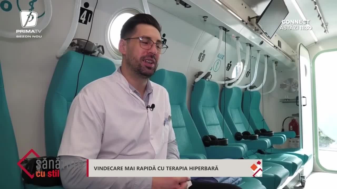 Vindecare mai rapidă cu terapia hiperbară